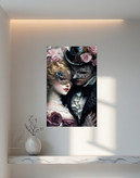 تابلو میکس مدیا کاپل نقاب دار