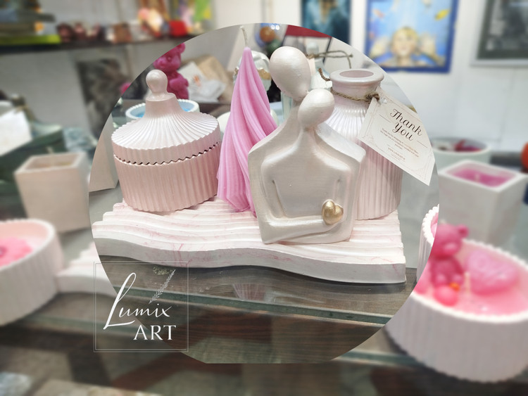 ست سنگ مصنوعی صورتی