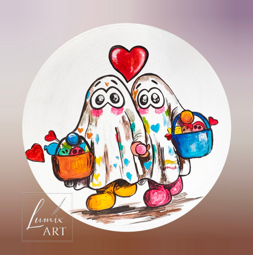 دیوار کوب نقاشی شده روح عاشق هدیه ولنتاین