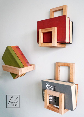 کتابخانه دیواری مینیمال