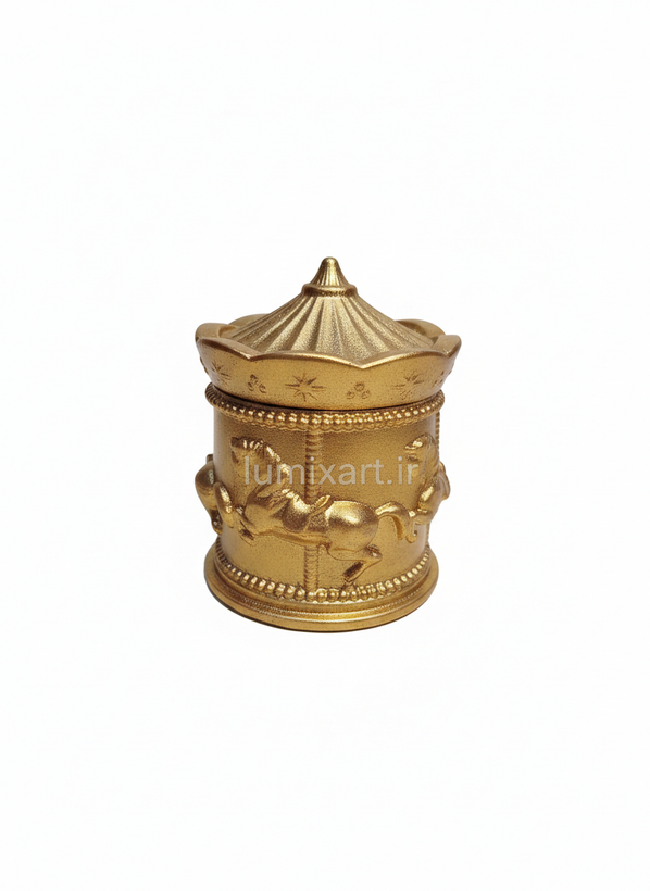 جا جواهری طلایی اسبی