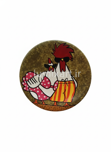 دیوار کوب کوچک مرغ و خروس عاشق