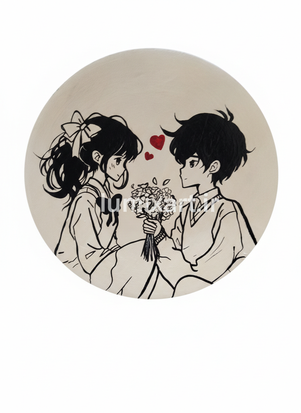 دیوارکوب عاشقانه انیمه