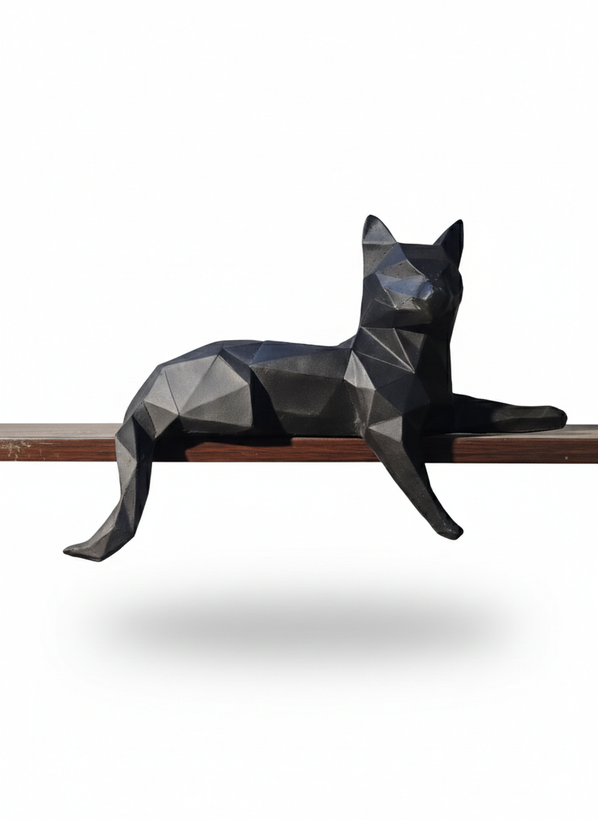 مجسمه گربه لب میزی