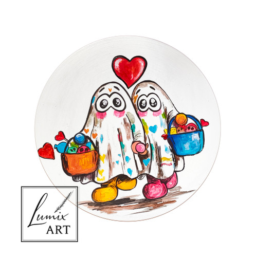 دیوار کوب نقاشی شده روح عاشق