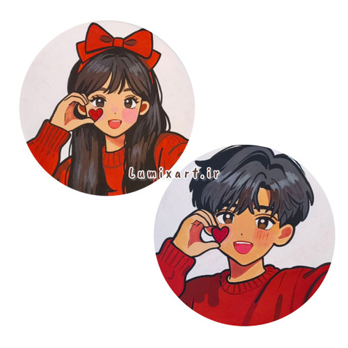 ست دوتایی دیوارکوب عاشقانه